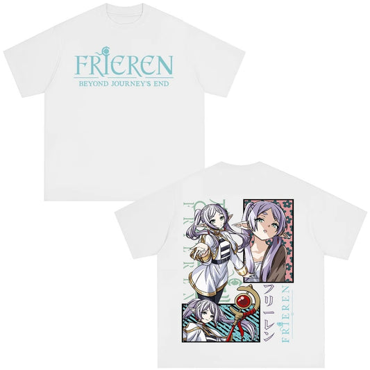 Frieren: Beyond Journey’s End Anime Frieren T-Shirt White