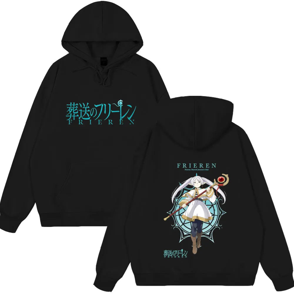 Frieren: Beyond Journey’s End Anime Frieren Hoodie Black