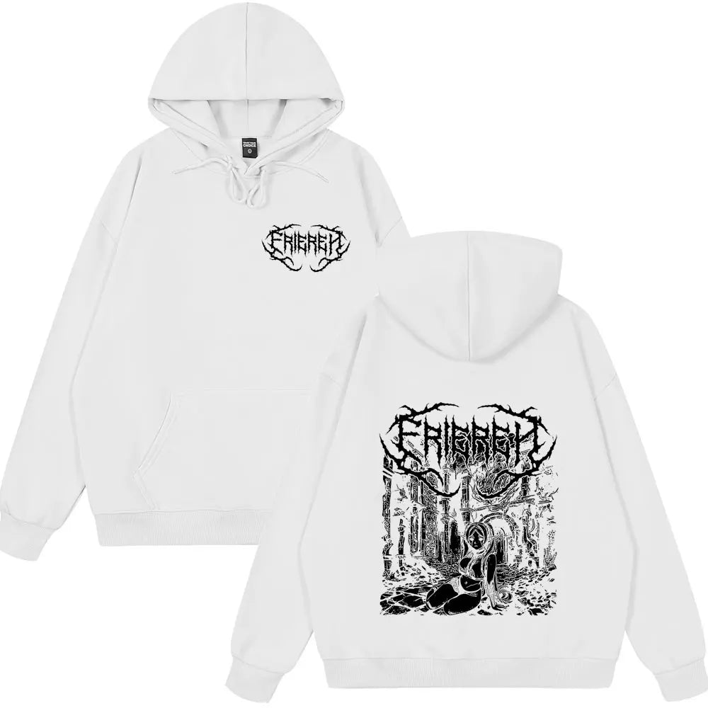Frieren: Beyond Journey’s End Dark Fantasy White Hoodie