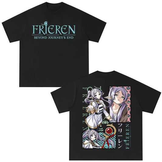 Frieren: Beyond Journey’s End Anime Frieren T-Shirt Black