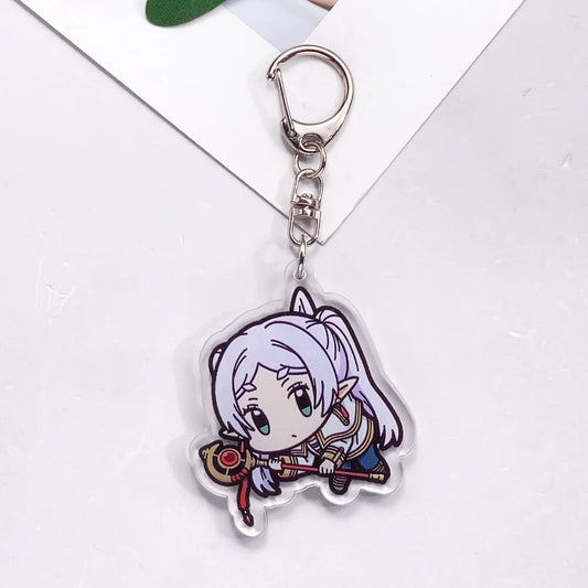 Anime Frieren Acrylic Frieren Staff Keychain
