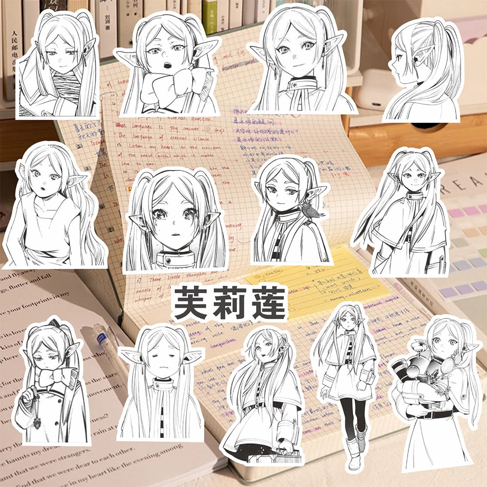 Frieren: Beyond Journey’s End Manga Stickers Pack – 10 PCS