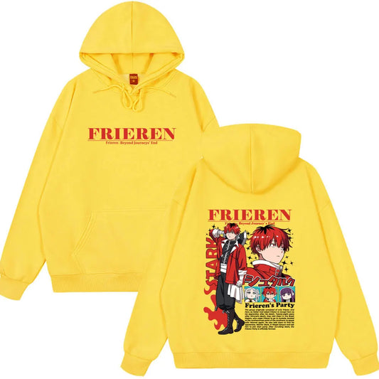 Frieren: Beyond Journey’s End Anime Stark Hoodie Yellow