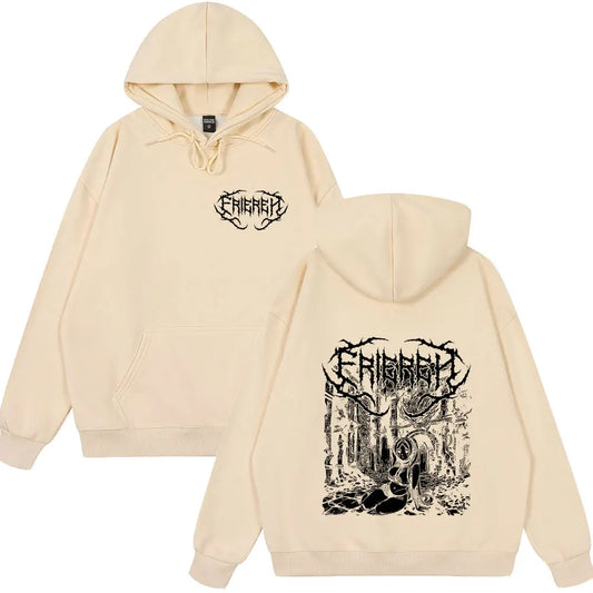 Frieren: Beyond Journey’s End Dark Fantasy Beige Hoodie