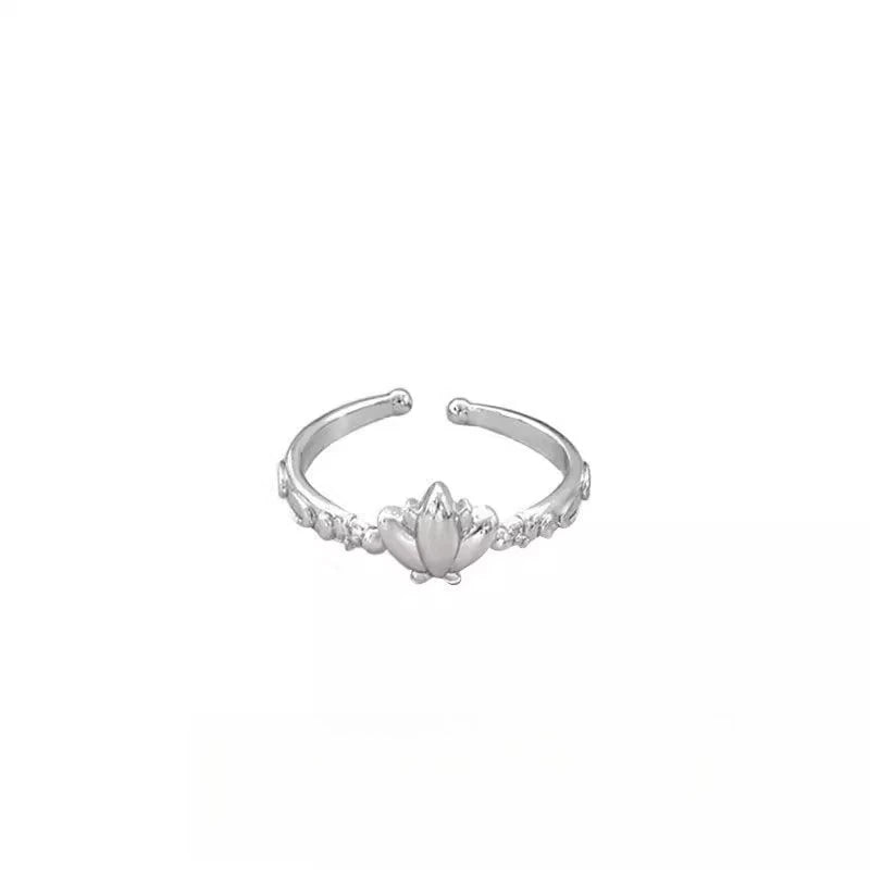 Frieren Lotus Flower Ring