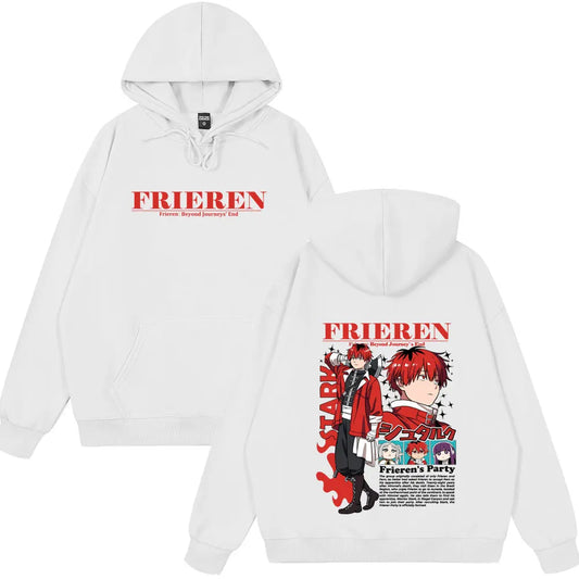 Frieren: Beyond Journey’s End Anime Stark Hoodie White