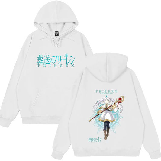 Frieren: Beyond Journey’s End Anime Frieren Hoodie White