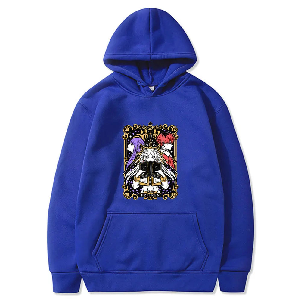 Frieren: Beyond Journey’s End Anime Frieren Party Hoodie Blue
