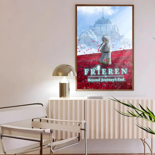 Frieren Crimson Memory Anime Poster – Beyond Journey’s End