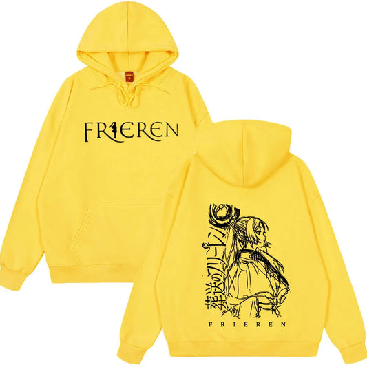 Anime Frieren: Beyond Journey's End Yellow Hoodie