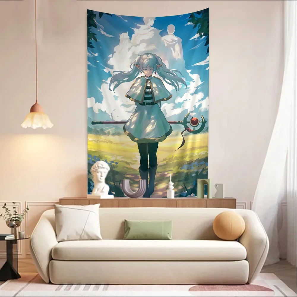 Frieren: Beyond Journey’s End Minimalist Frieren Wall Tapestry