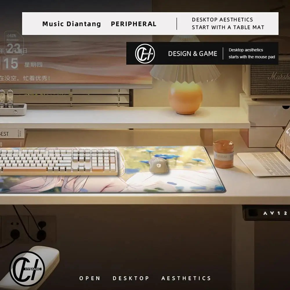 Frieren: Beyond Journey’s End Desk Mat – Frieren, Stark & Fern Adventure