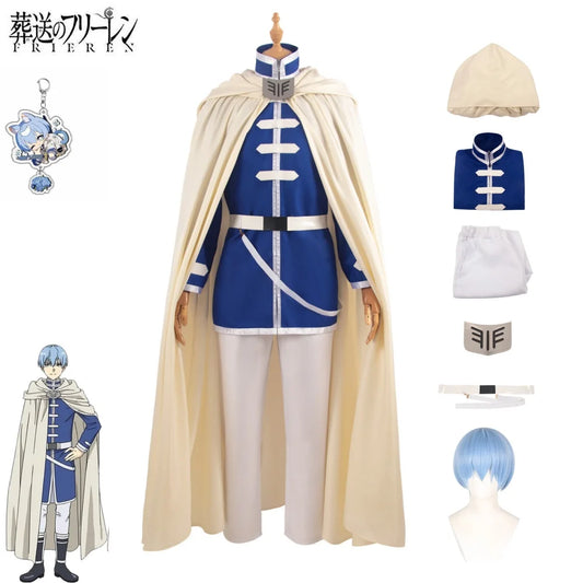 Frieren: Beyond Journey’s End Himmel Cosplay Costume (With Wig & Accessories)