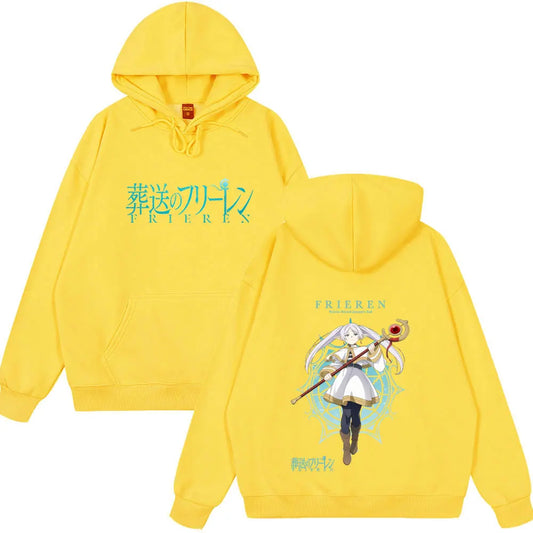 Frieren: Beyond Journey’s End Anime Frieren Hoodie Yellow