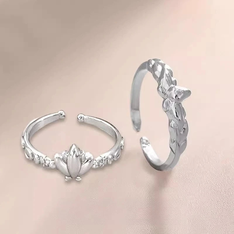 Frieren Lotus Flower Ring