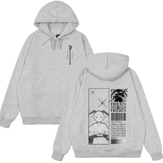 Frieren: Beyond Journey’s End Anime Frieren Hoodie Gray