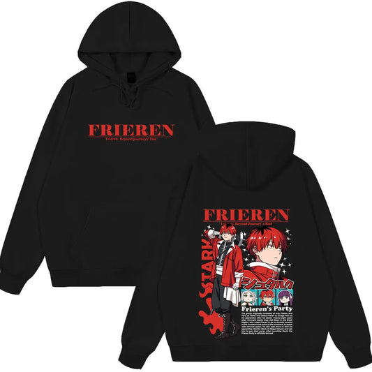 Frieren: Beyond Journey’s End Anime Stark Hoodie Black