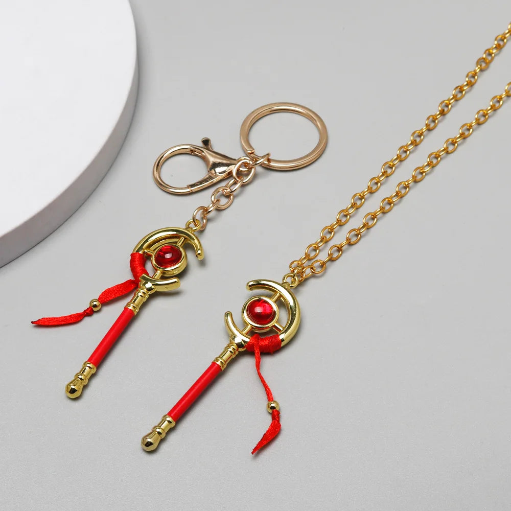 Anime Frieren: Beyond Journey’s End Frieren Props Weapon – Frieren Keychain