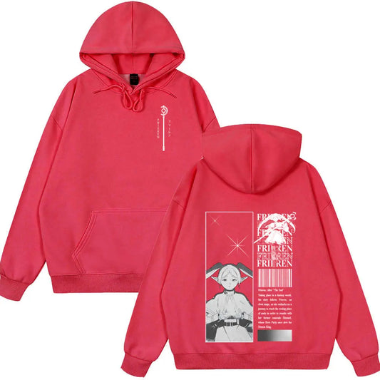 Frieren: Beyond Journey’s End Anime Frieren Hoodie Red