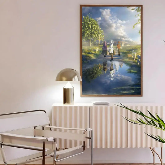 Frieren Reflected Path Anime Poster – Beyond Journey’s End