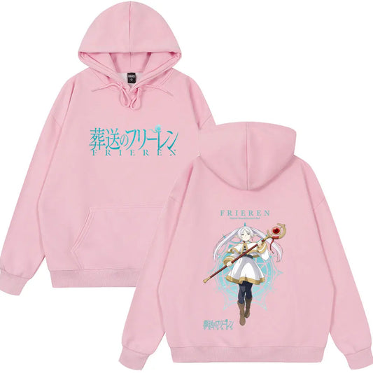 Frieren: Beyond Journey’s End Anime Frieren Hoodie Pink