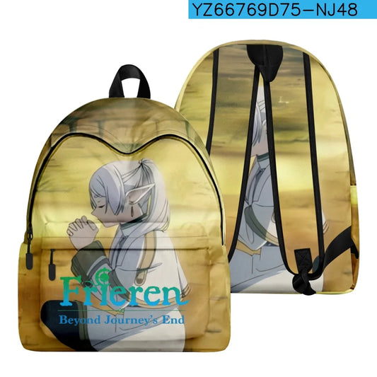 Frieren: Beyond Journey’s End Anime Frieren Backpack – Golden Sunset Reflection