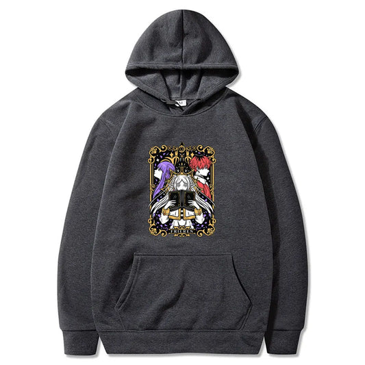 Frieren: Beyond Journey’s End Anime Frieren Party Hoodie Dark Grey