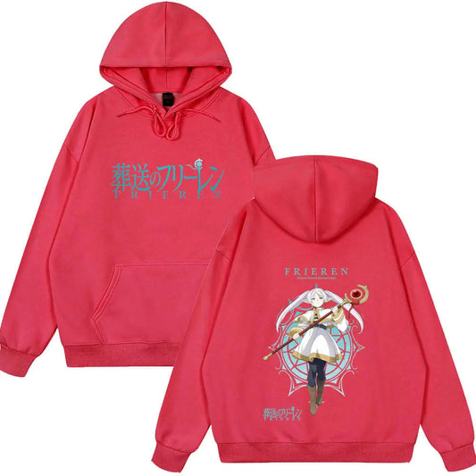 Frieren: Beyond Journey’s End Anime Frieren Hoodie Red