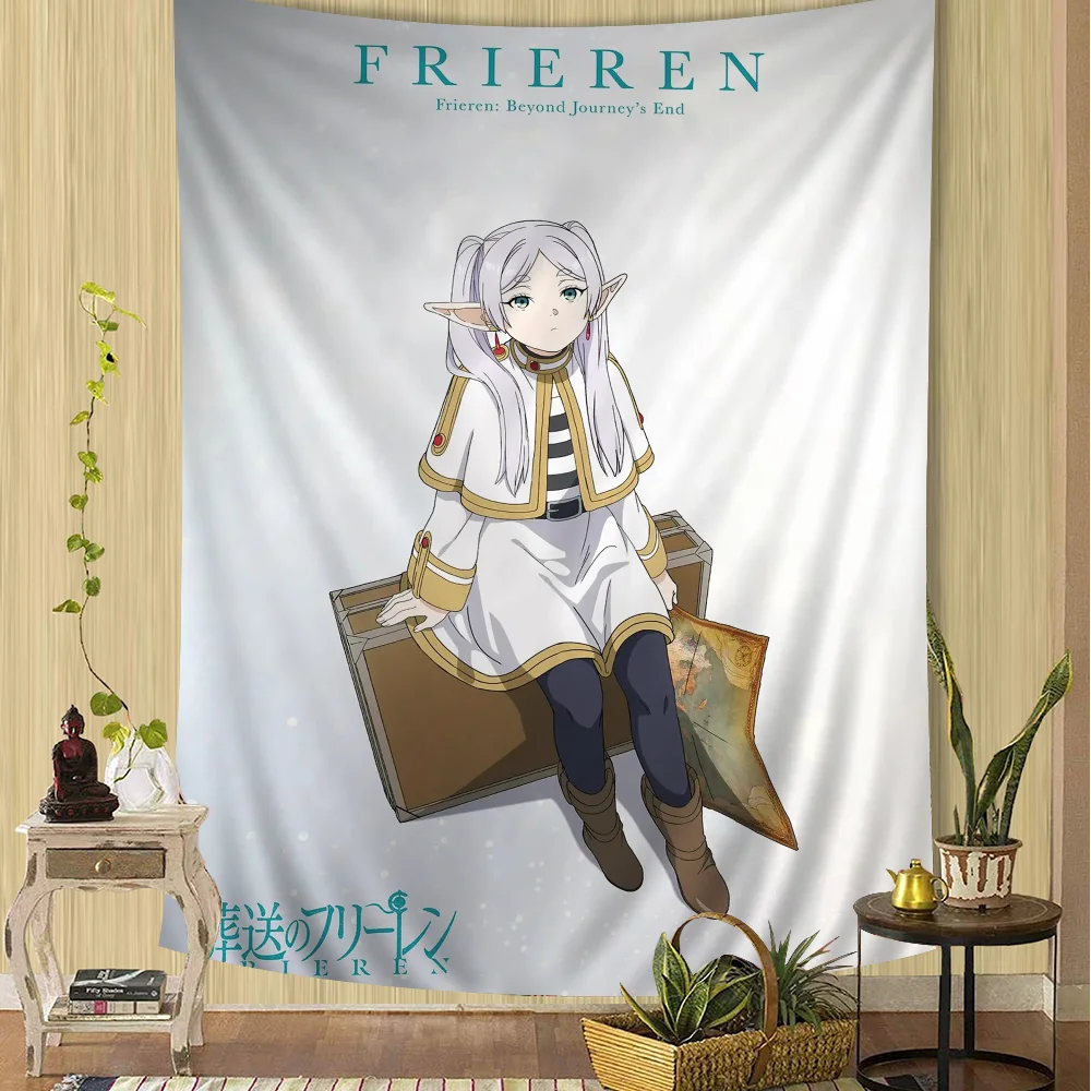 Frieren: Beyond Journey’s End Minimalist Frieren Wall Tapestry
