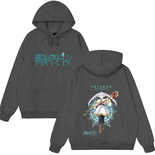 Frieren: Beyond Journey’s End Anime Frieren Hoodie Dark Grey