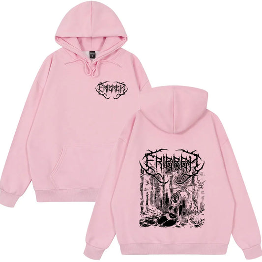 Frieren: Beyond Journey’s End Dark Fantasy Pink Hoodie
