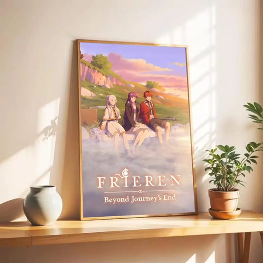 Frieren: Beyond Journey’s End Anime Sunset Party Wall Poster