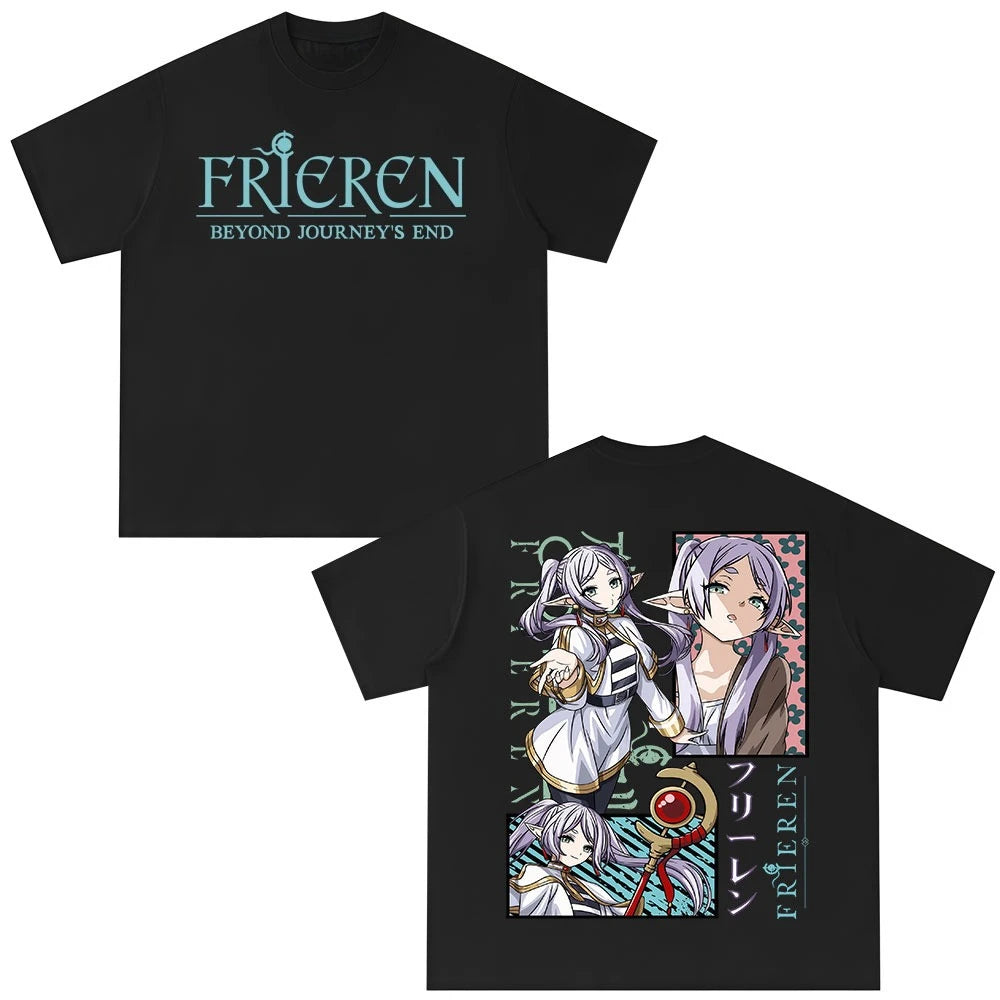 Frieren: Beyond Journey’s End Anime Frieren T-Shirt Black