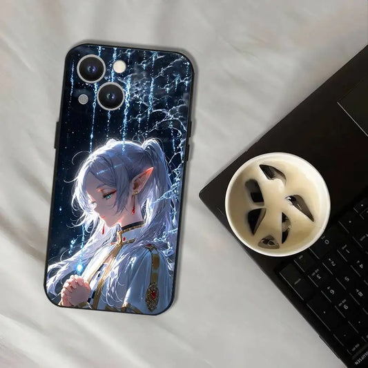 Frieren Night Rain iPhone Case – Sousou no Frieren Beyond Journey’s End Anime