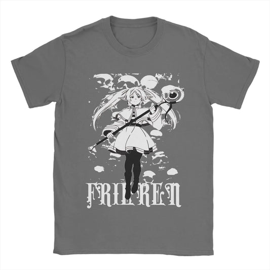 Sousou no Frieren Anime Dark Grey T-Shirt
