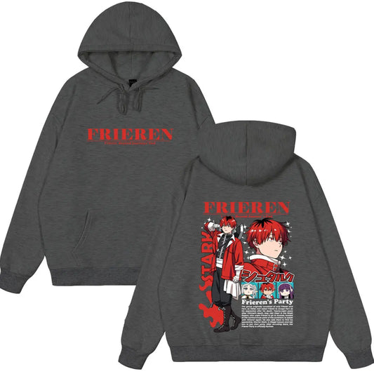 Frieren: Beyond Journey’s End Anime Stark Hoodie Dark Grey