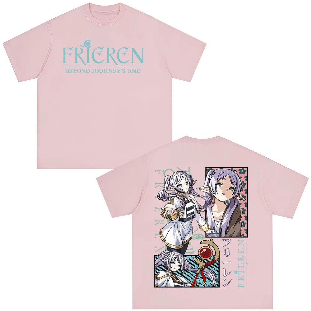 Frieren: Beyond Journey’s End Anime Frieren T-Shirt Pink