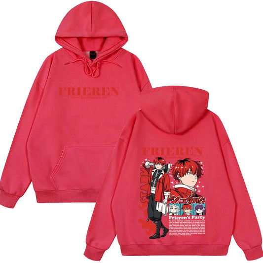 Frieren: Beyond Journey’s End Anime Stark Hoodie Red