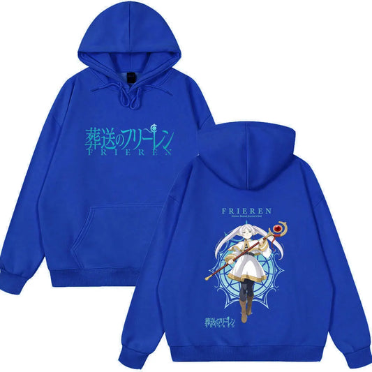 Frieren: Beyond Journey’s End Anime Frieren Hoodie Blue