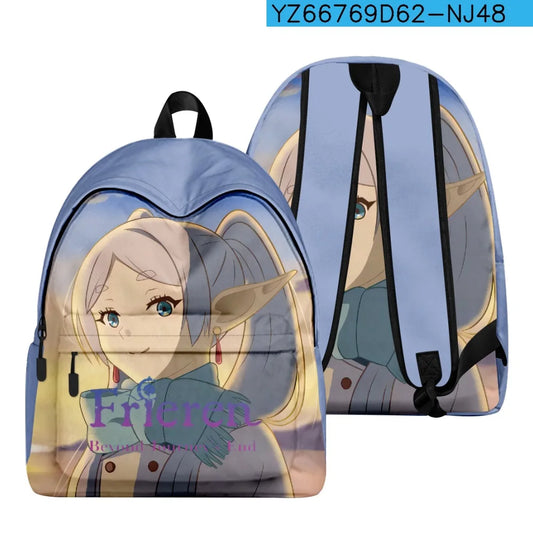Frieren: Beyond Journey’s End Anime Frieren Backpack – Soft Sky Portrait