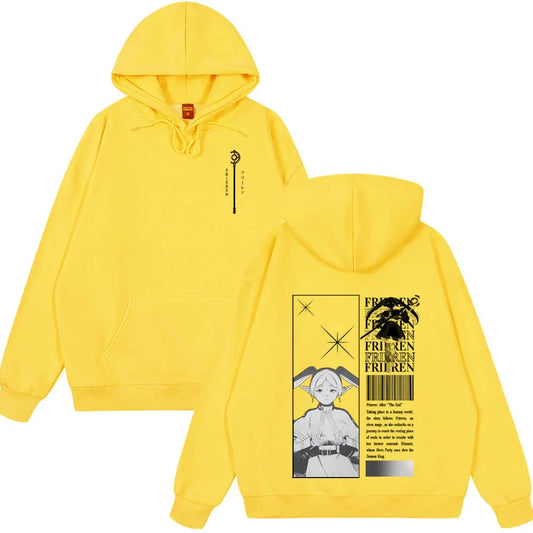 Frieren: Beyond Journey’s End Anime Frieren Hoodie Yellow