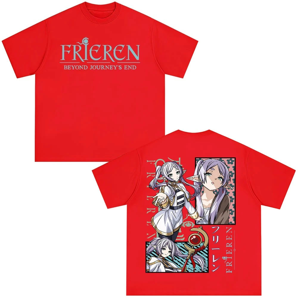 Frieren: Beyond Journey’s End Anime Frieren T-Shirt Red