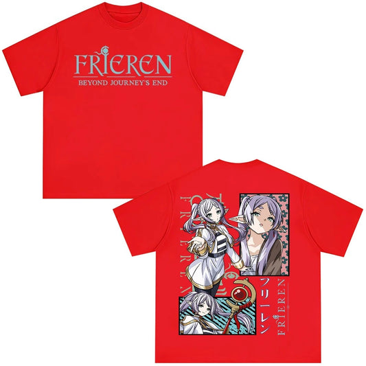 Frieren: Beyond Journey’s End Anime Frieren T-Shirt Red