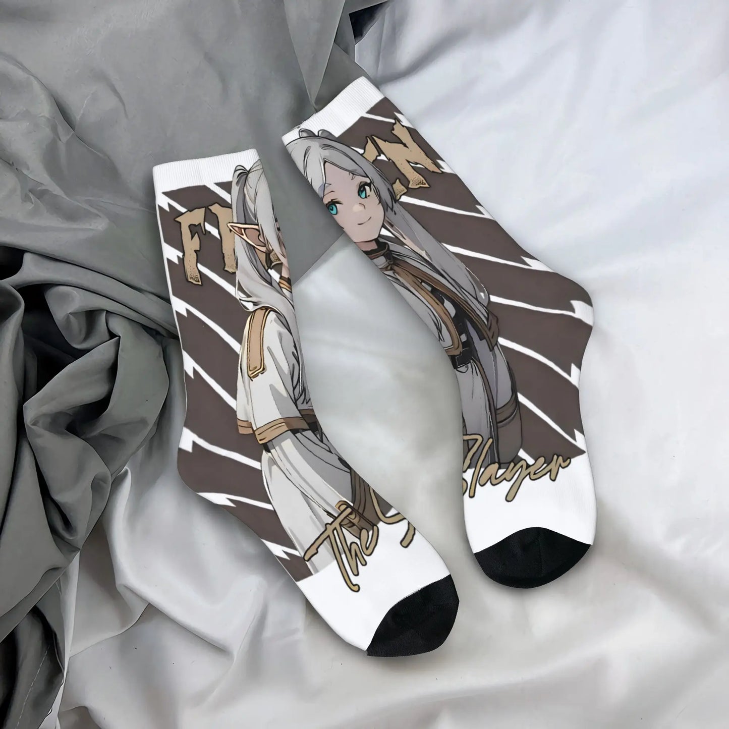 Frieren The Slayer Modern Anime Socks
