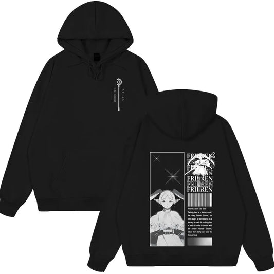 Frieren: Beyond Journey’s End Anime Frieren Hoodie Black