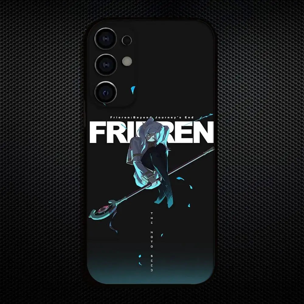 Frieren Anime Elegant Fantasy Samsung Phone Case