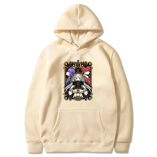 Frieren: Beyond Journey’s End Anime Frieren Party Hoodie Beige