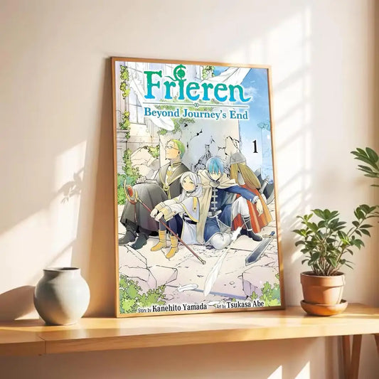 Frieren: Beyond Journey’s End Anime Manga Cover Wall Poster