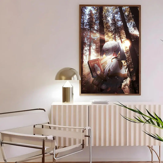 Frieren Forest Grimoire Anime Poster – Beyond Journey’s End