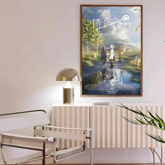 Frieren To Meet Is To Part Anime Poster – Beyond Journey’s End